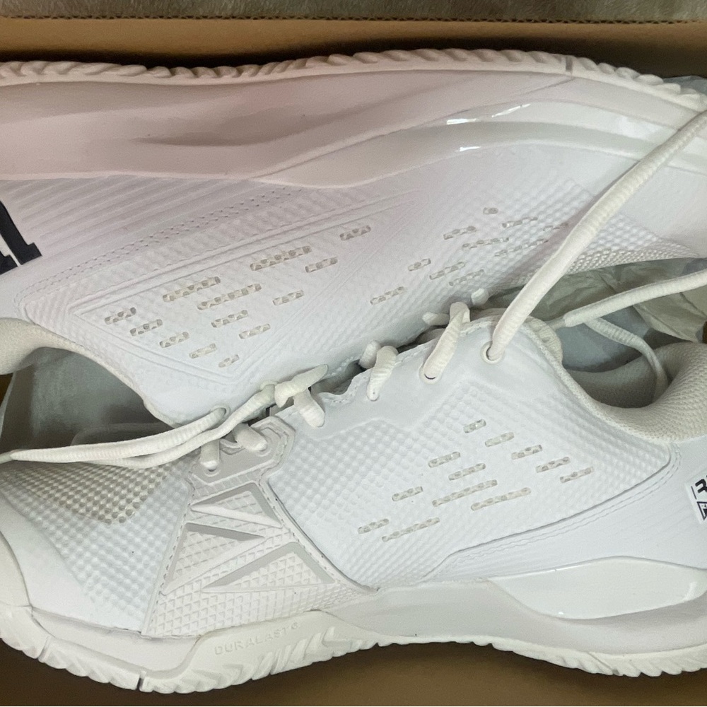 Wilson White Rush Pro Ace Athletic Sneakers